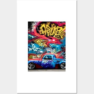 Graffiti Hotrod 11 Posters and Art